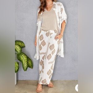 NWT Milio-Milano Linen Damask Tunic sz S